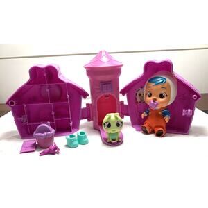 Cry Babies Pinocchio & Pet Cric w/ Bottle & Accessories, Storyland Story House